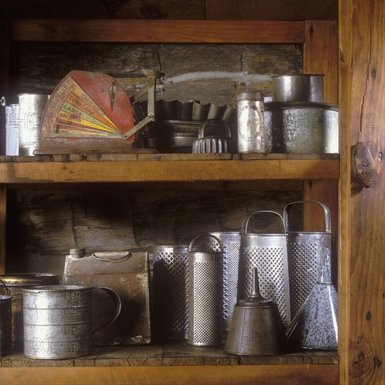 Vintage kitchen implements range from egg grader to graters