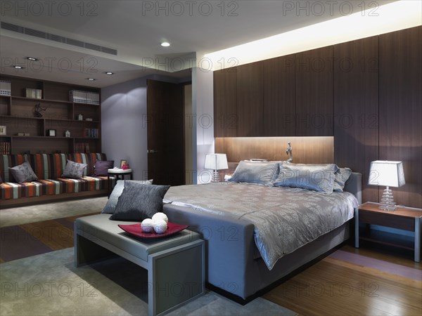 Contemporary Elegant bedroom