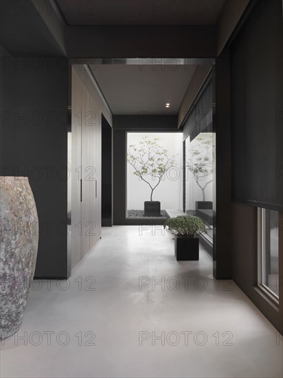 Simple modern hallway