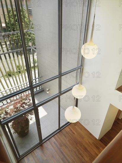 Over head view of home foyer