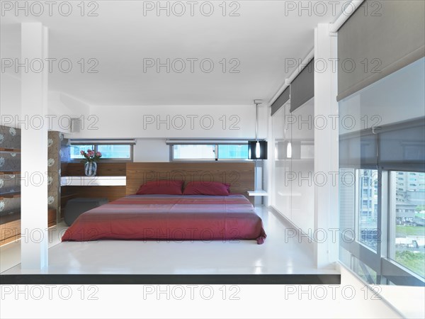 Modern Bedroom with platform bed