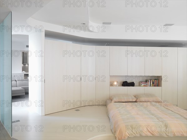 Modern Bedroom with platform bed