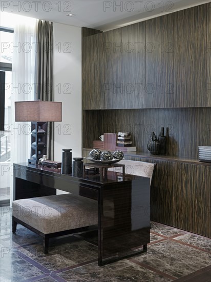 Home office in modern home