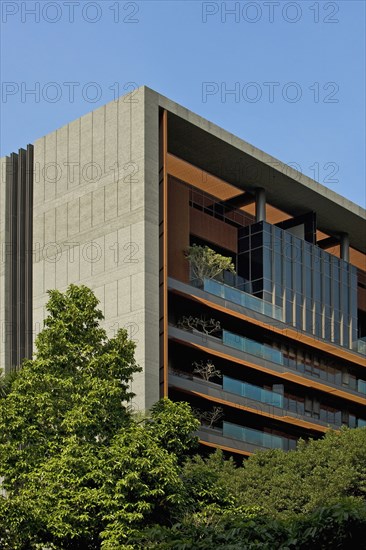 Balconies of apartments in high rise