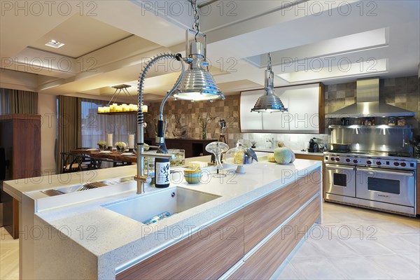 Kitchen in modern home