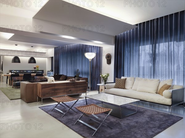 Living room in modern home