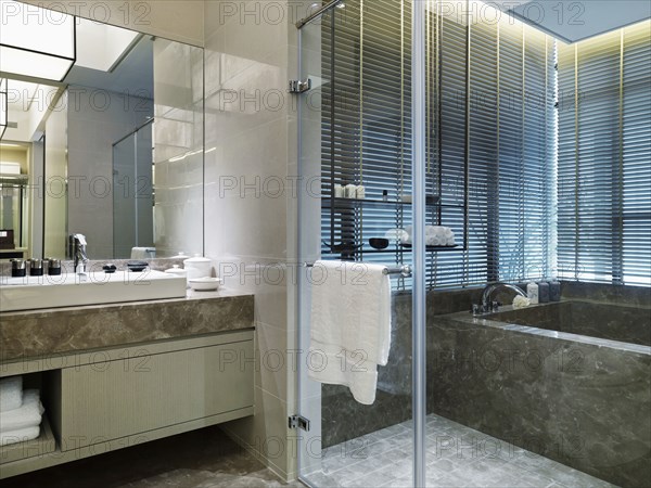 Bathroom in modern home