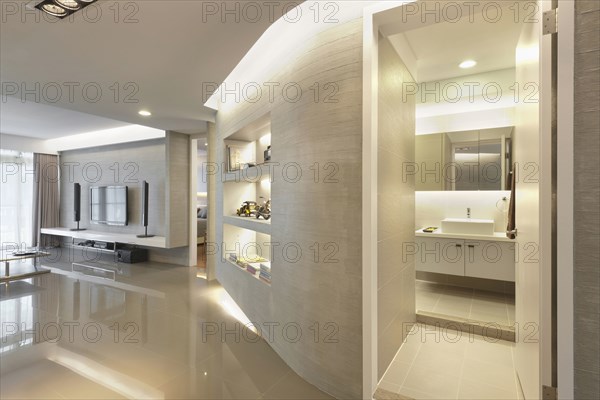 Bathroom in modern home