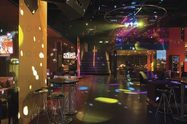 Interior of nightclub