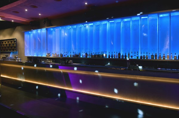 Bar inside modern nightclub