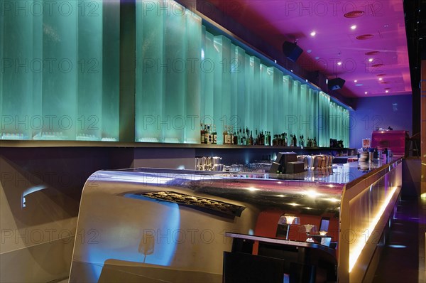 Bar inside nightclub