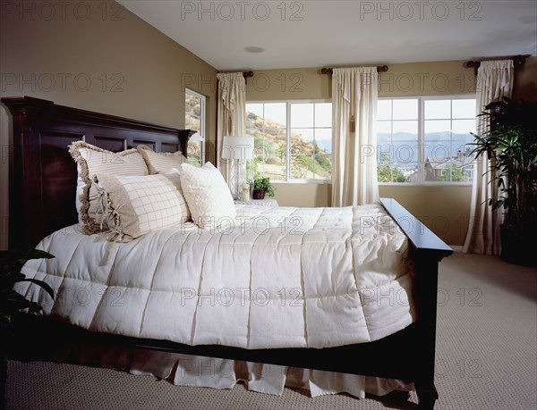 Master bedroom with large bed
