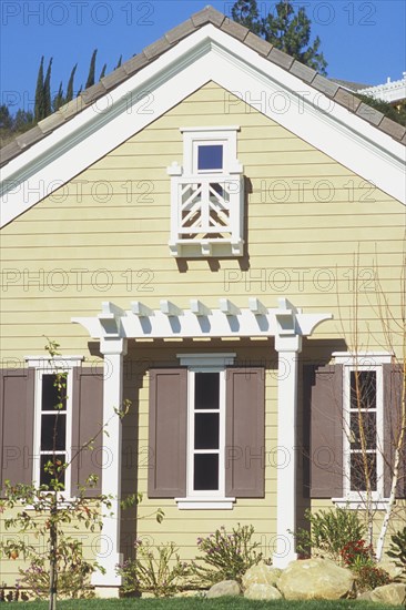 Exterior Detail of Country Style Home