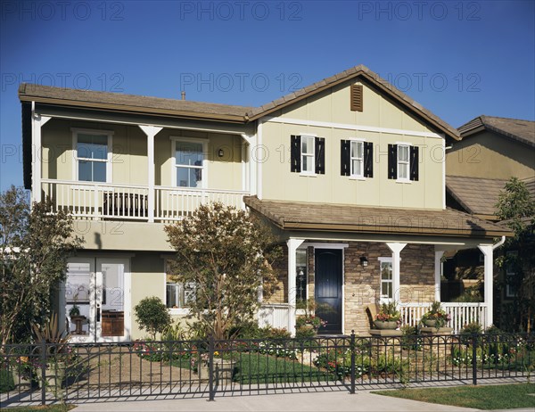 Front Exterior of Traditional American House