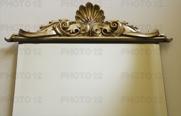 Ornate Gold Mirror and Frame