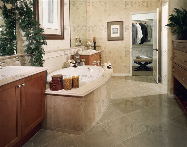 Bathtub in master bath