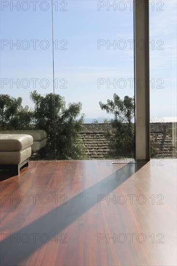 Modern Living Room with Hardwood Floors