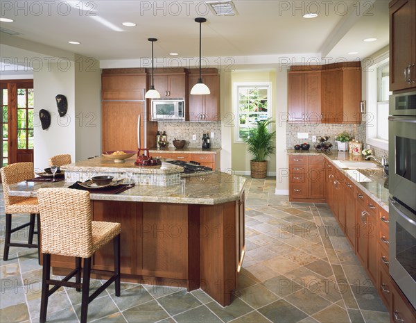 Contemporary Kitchen In Coastal Home