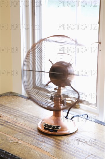 Old Fashioned Brass Fan