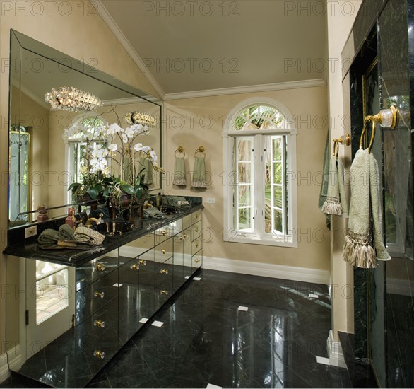 Reflective Master bathroom