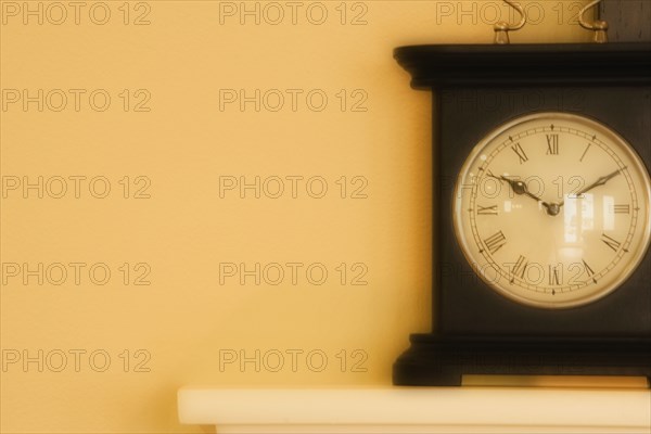 Elegant Clock on Mantle