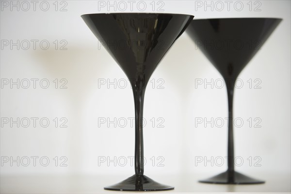 Black Martini Glasses