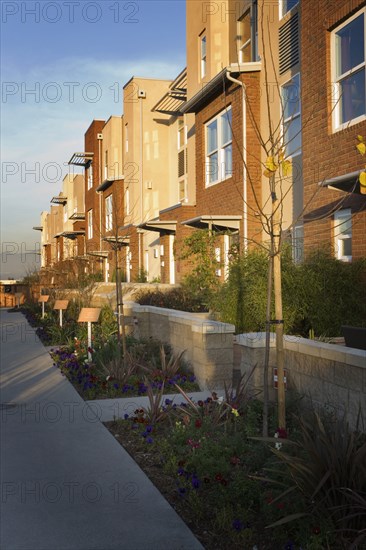 Exterior Shot of Contemporary Condominiums