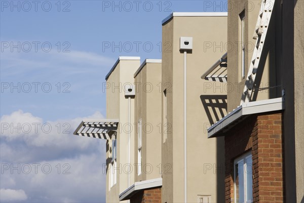 Exterior Shot of Contemporary Condominiums