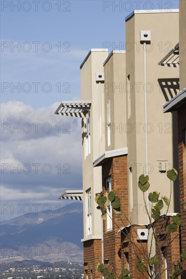 Exterior Shot of Contemporary Condominiums