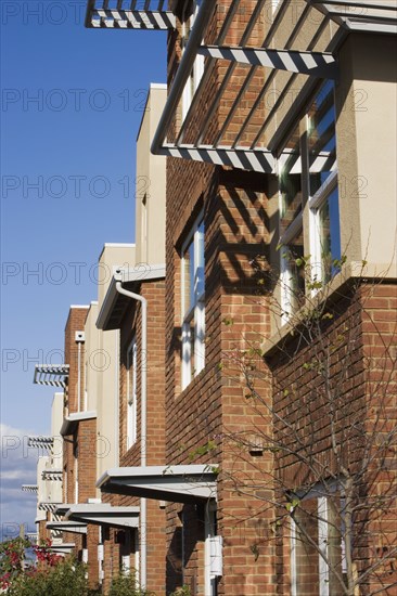 Exterior Shot of Contemporary Condominiums