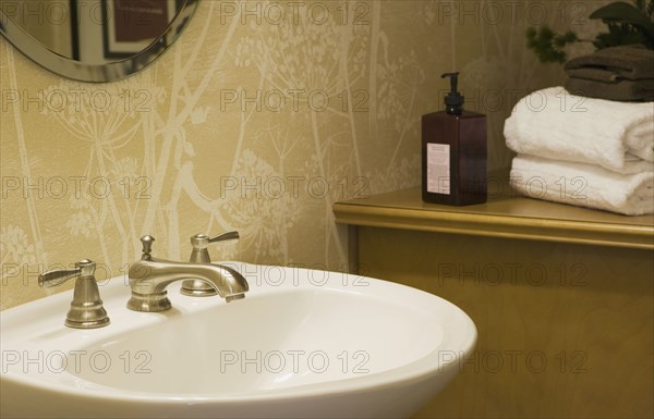 Contemporary Bathroom with Pedestal Sink