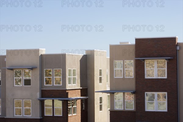 Exterior shot of Contemporary Condominiums