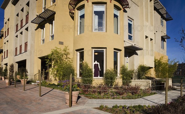 Exterior Shot of Contemporary Store Front