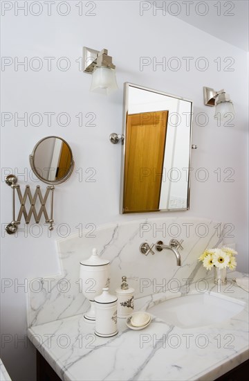 Contemporary White Bathroom