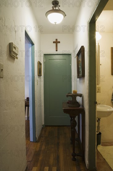 Hallway and Entrance in Older Spanish Style Home