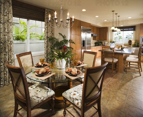 Contemporary Kitchen and Dining Room