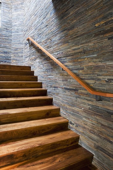 Modern Hardwood Staircase