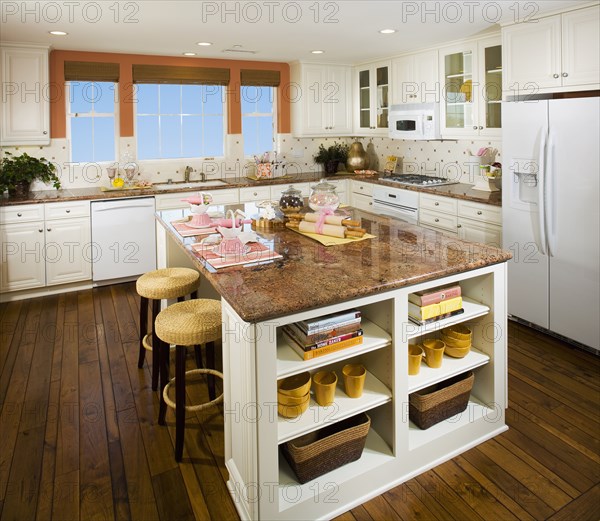 Interior of traditional kitchen