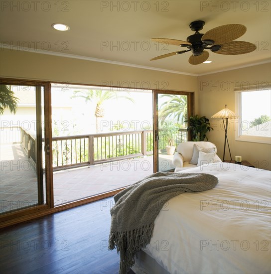 Interior of a traditional bedroom