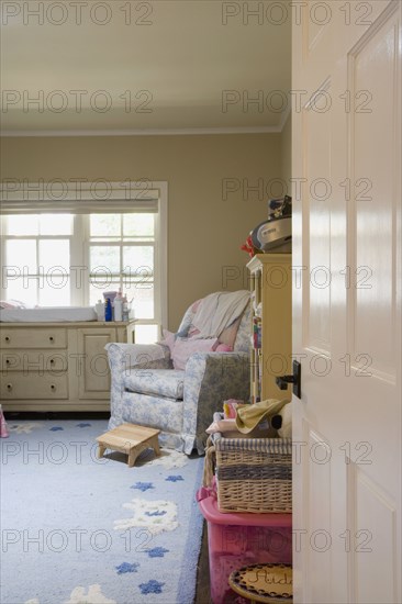 Interior of baby room