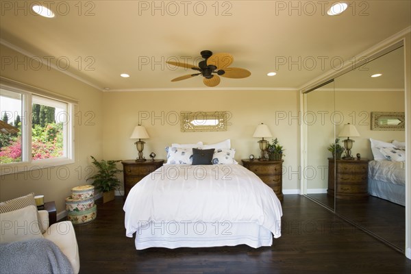 Interior of a traditional bedroom