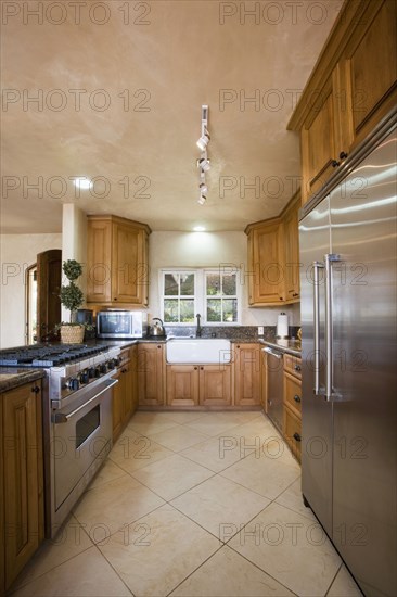 Interior of a contemporary kitchen