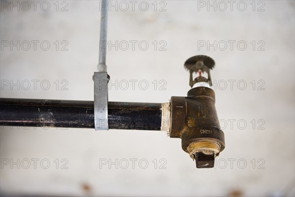 Detail of fire sprinkler.