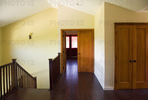 Interior of an upstairs hallway