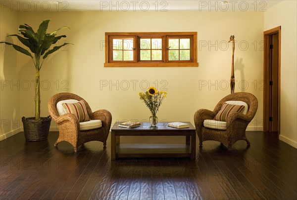 Interior of a sitting area