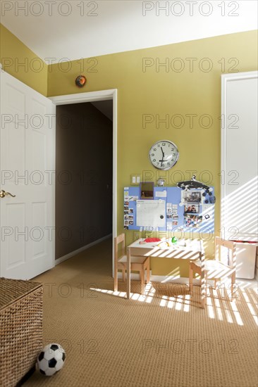 Play table in kids room