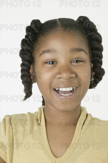 African girl laughing