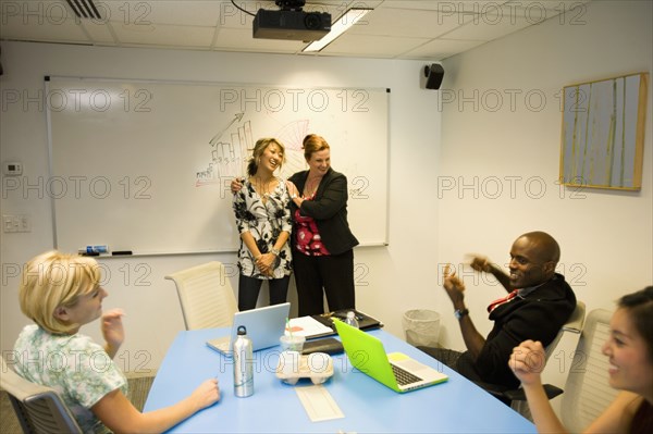 Business people having meeting in conference room