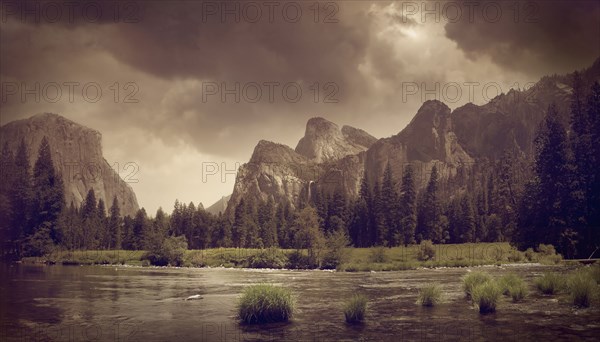 Cliffs overlooking rural landscape