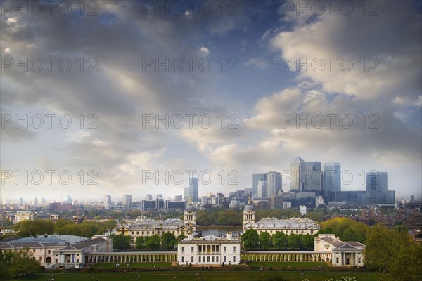 Clouds over Greenwich Park